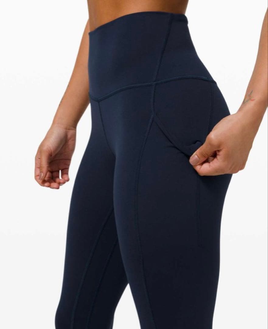 ルルレモン Align ハイライズパンツ ポケット付き 25インチ
