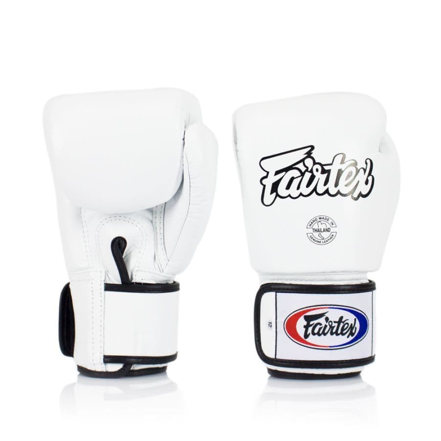 Fairtex ボクシンググローブ BGV1 本革 ホワイト 14oz