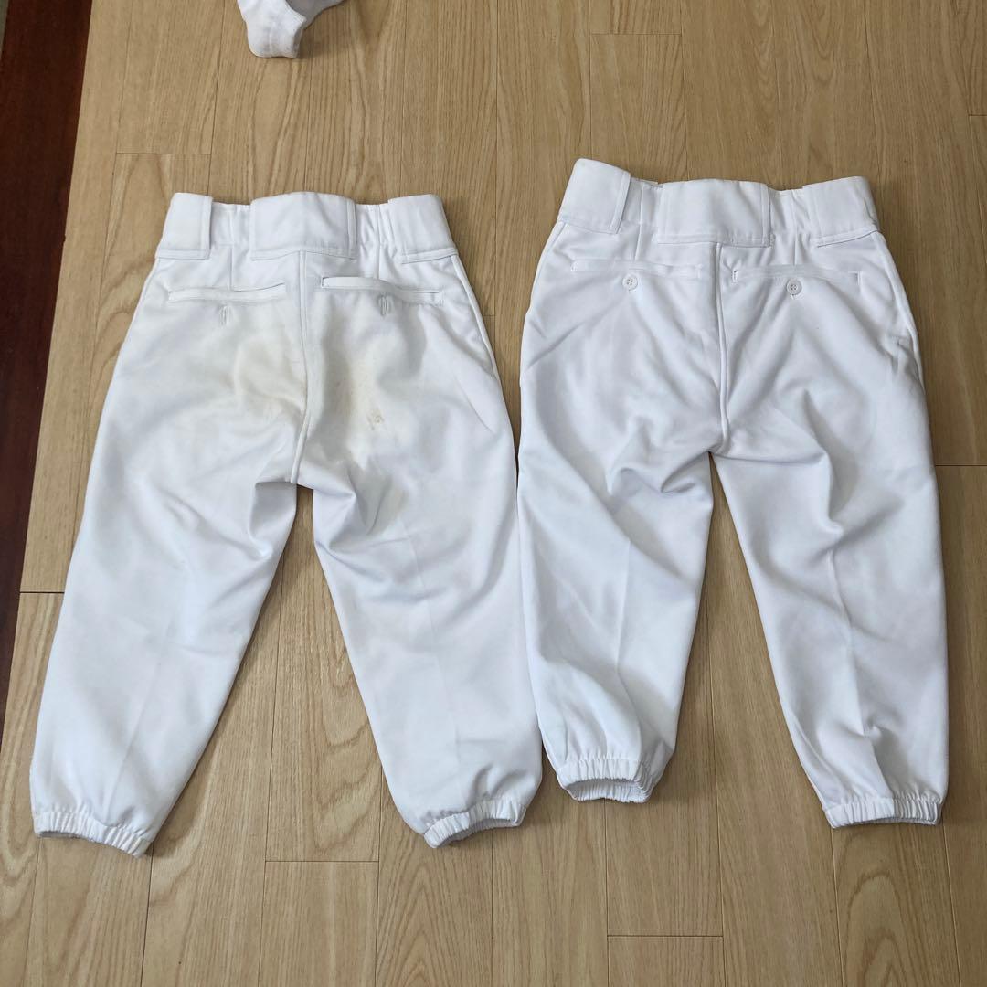 新品　Mizuno 子供用　野球パンツ【サイズ:130】２枚セット、靴下、ベルト