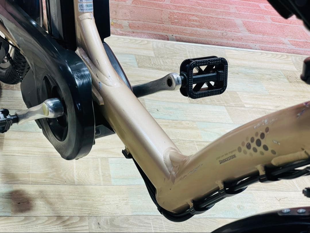 ZK3755 電動自転車 ブリヂストン アンジェリーノ 子供乗せ 20インチ