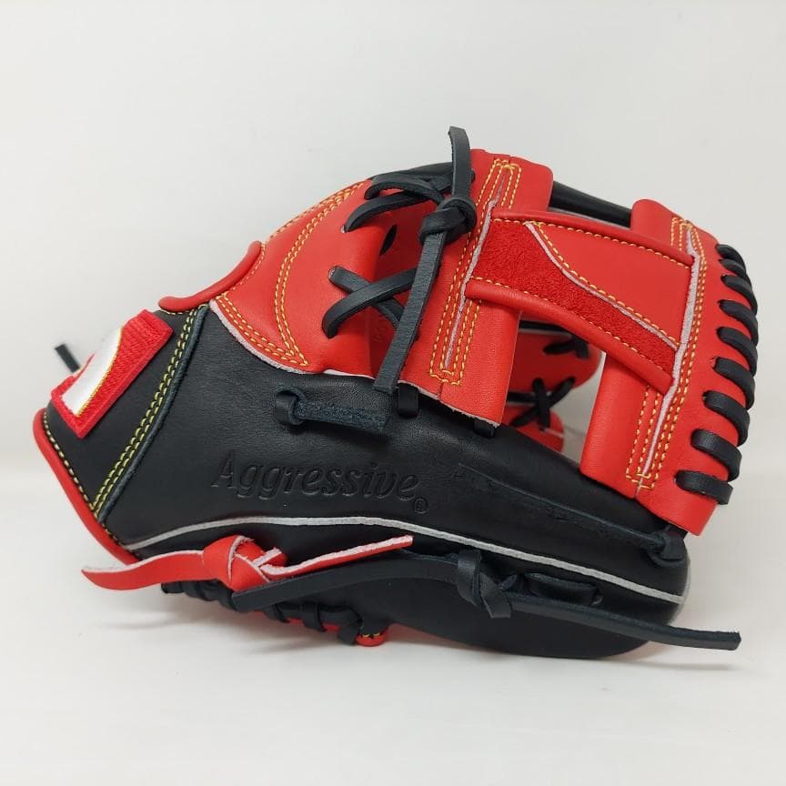 久保田スラッガー 少年軟式グローブ LT25-GJ2 J2H型 レッド×ブラック