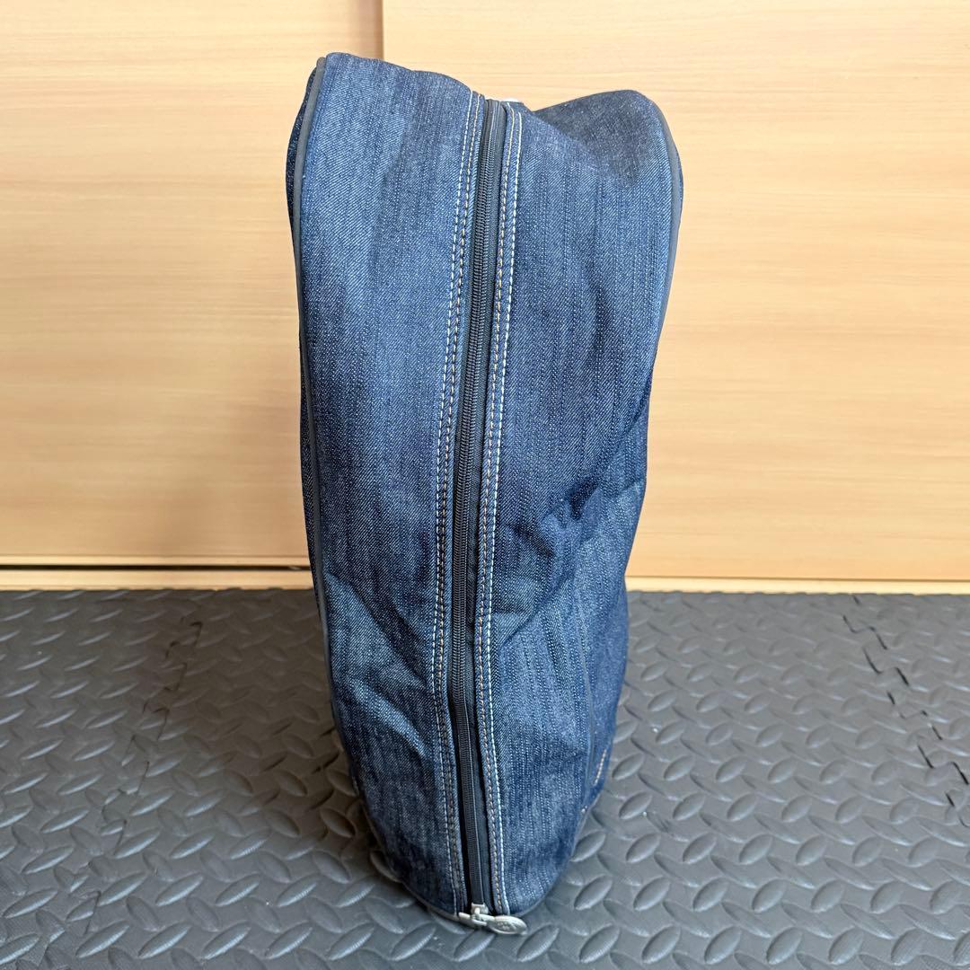 EVISU キャディバッグ デニム 6分割 劣化あり ヘッドカバー付 エヴィス