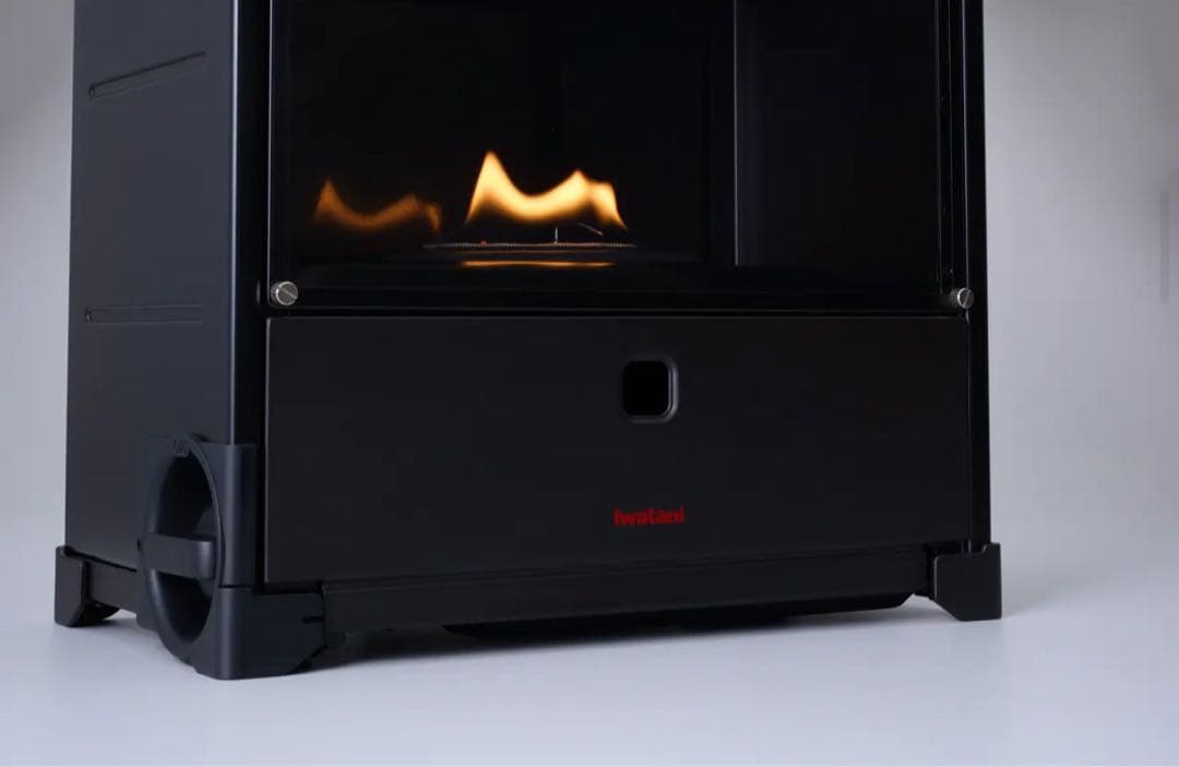 新品未使用＊イワタニ カセットガス暖炉 MYDANRO ブラック