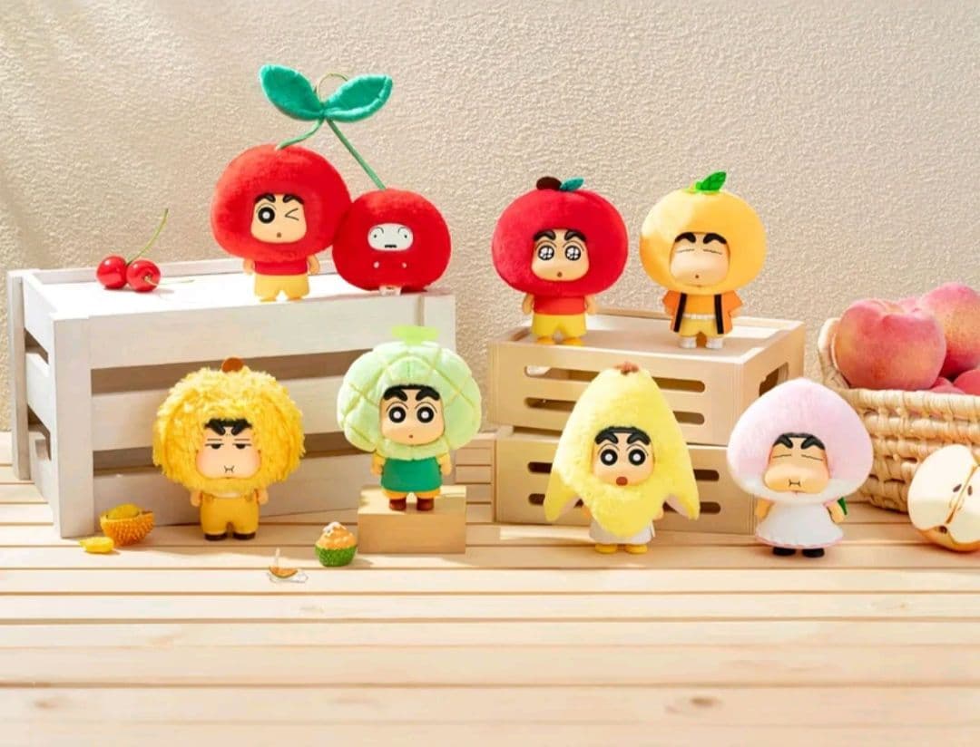 TOPTOY クレヨンしんちゃん フルーツハウス リンゴ ドリアン オレンジ