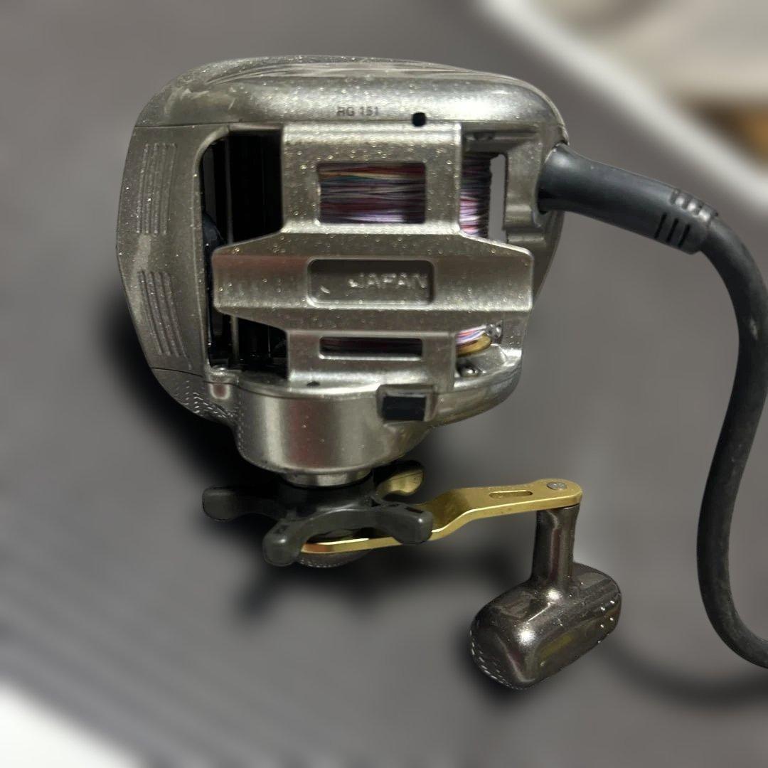 SHIMANO 1000Hデジタル電動リール カラフルライン付き