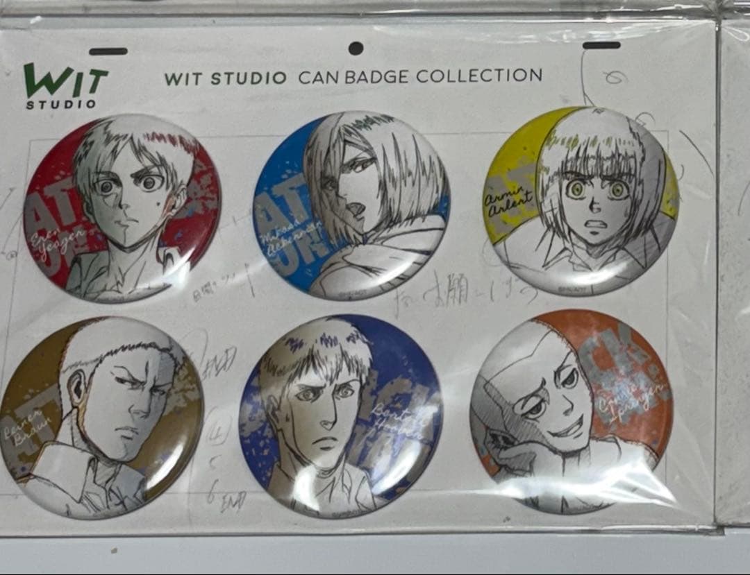 進撃の巨人 缶バッジ WIT STUDIO 缶バッジコレクション