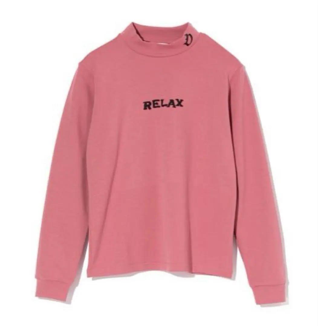 新品【デヴァローゴルフ】レディース デルタモックネック 長袖Tシャツ （M）