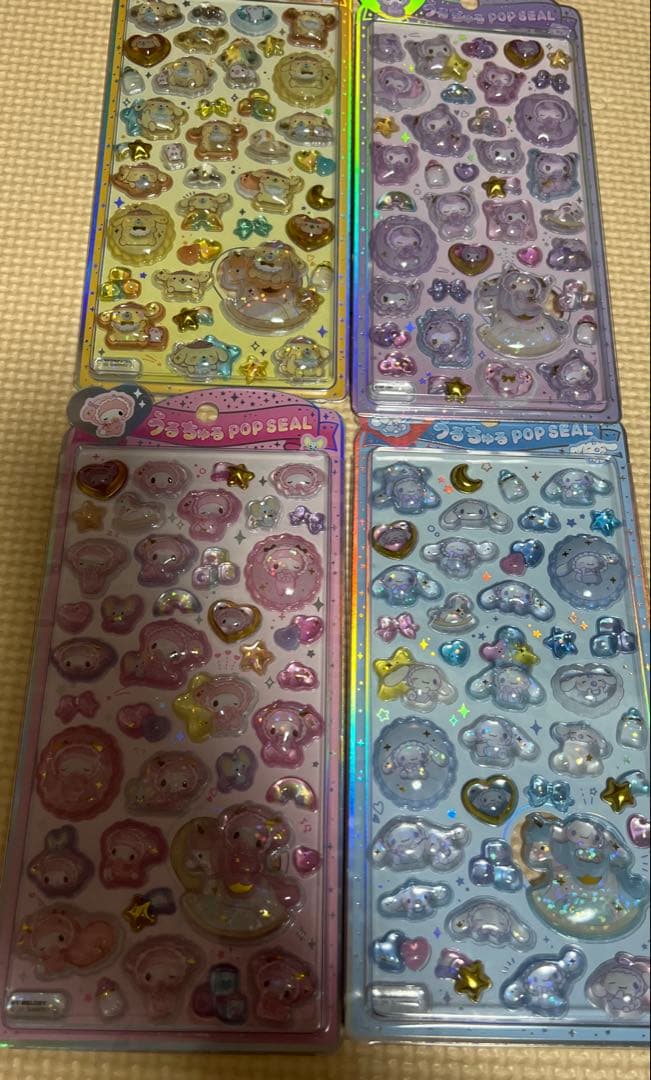 うるちゅるポップシール　サンリオキャラクターズ サンリオ　8種類　国内正規品