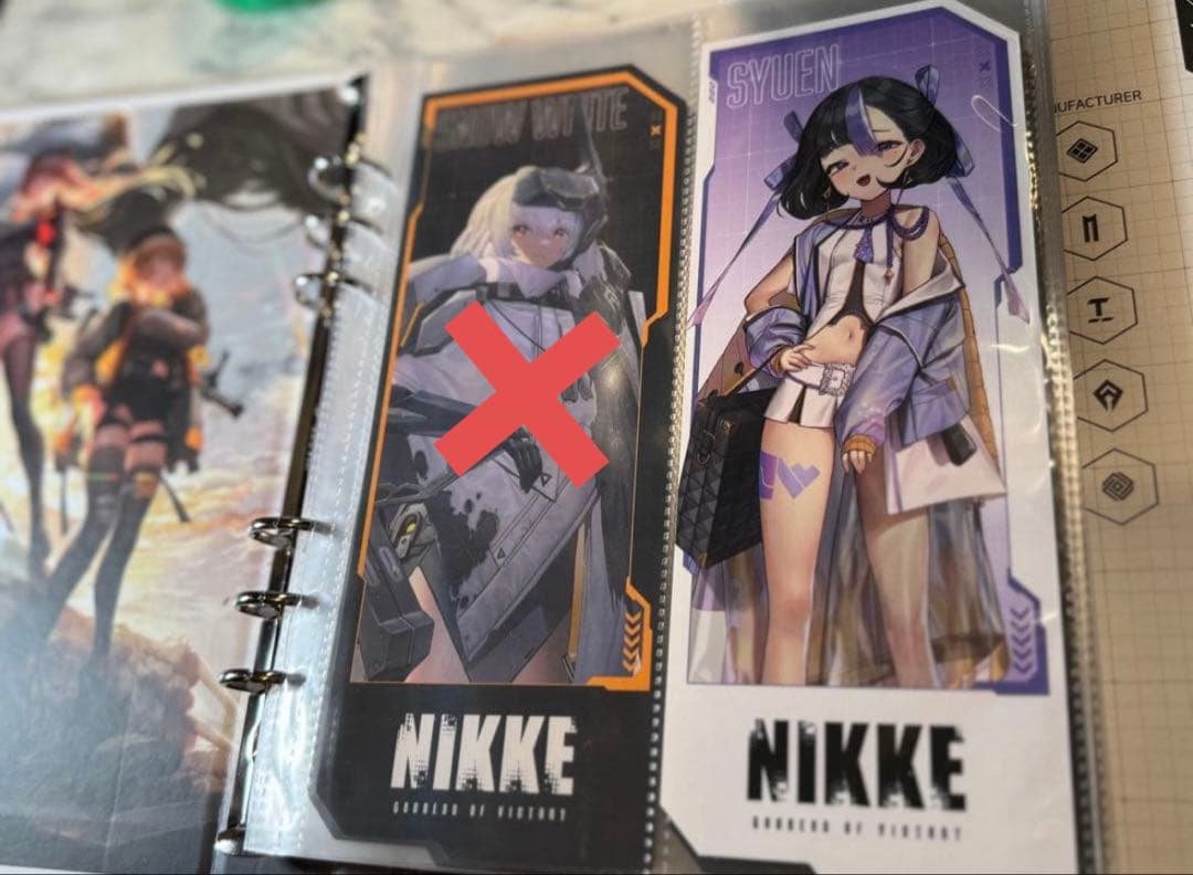 【海外限定】勝利の女神NIKKE 高級募集チケット　コレクトブック&追加ファイル