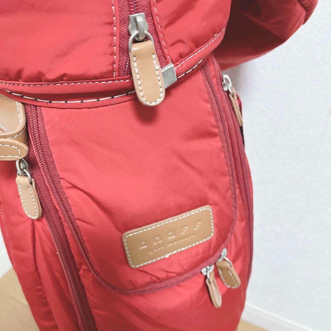 K115 美品！onoff オノフ キャディバッグ レッド