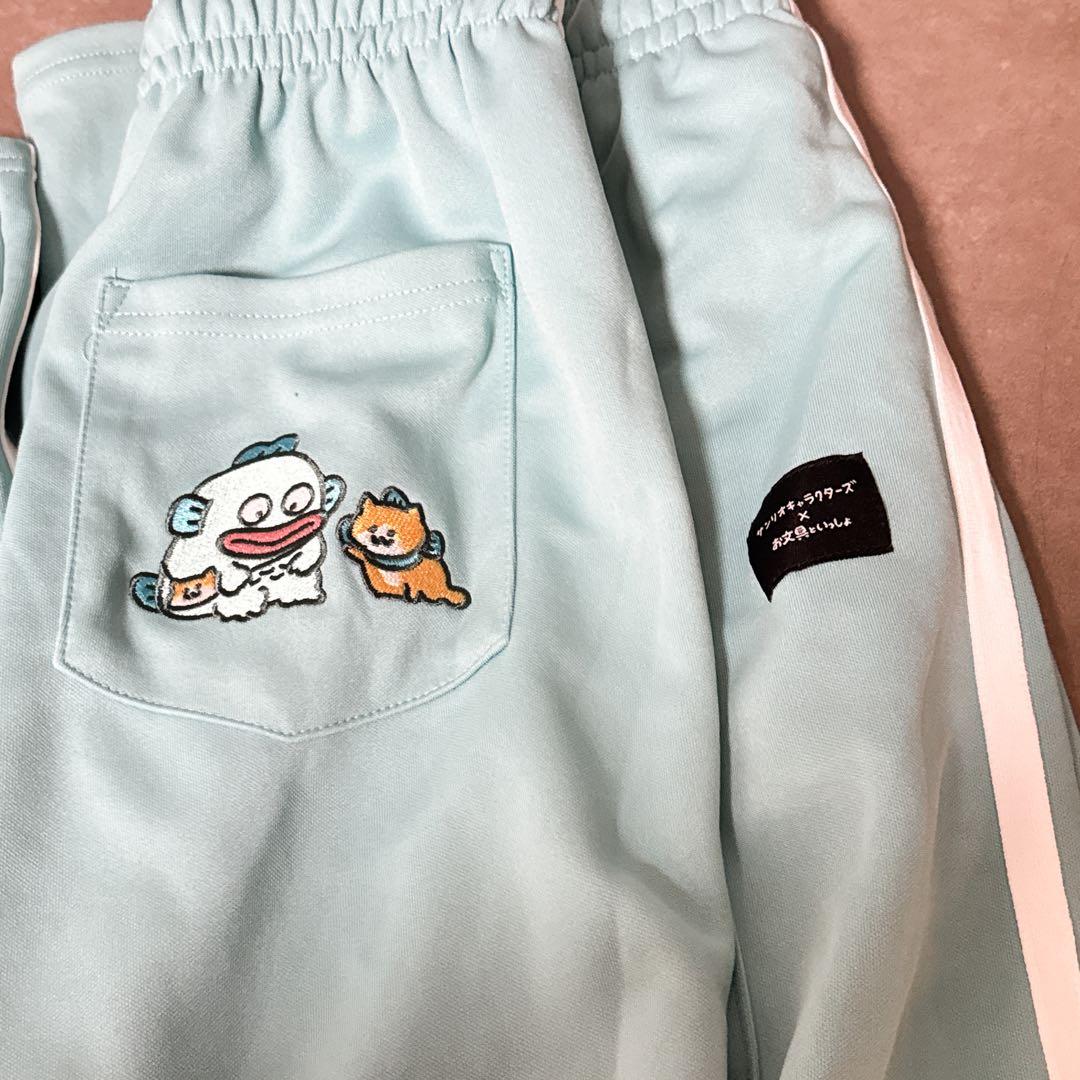 【新品未使用】お文具といっしょ×サンリオ　長袖ジャージ上下　子猫×ハンギョドンL