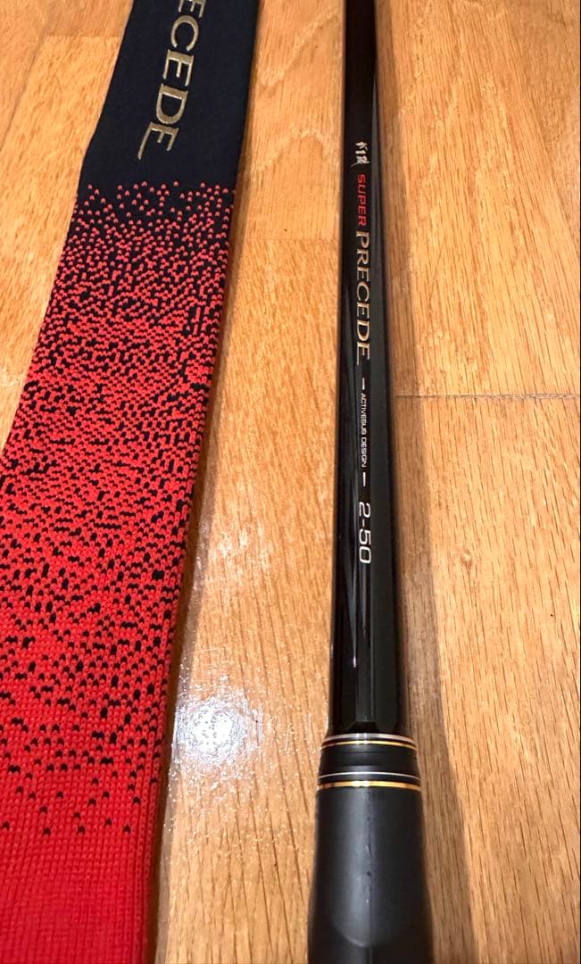 【美品】がまかつスーパープレシード2号 5.0m