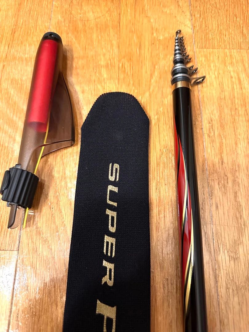 【美品】がまかつスーパープレシード2号 5.0m