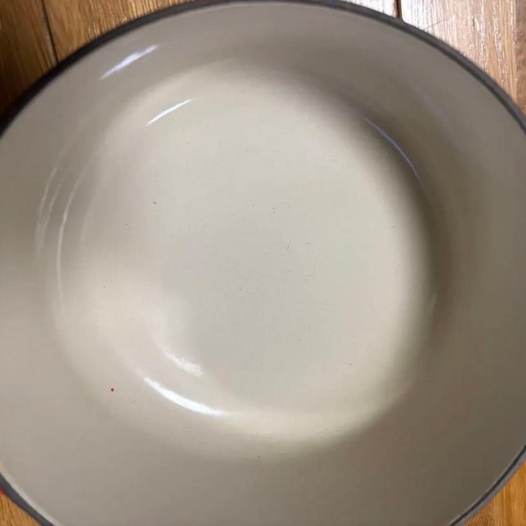 最終値下げ！ ル・クルーゼ　ココットロンド20cm チェリーレッド