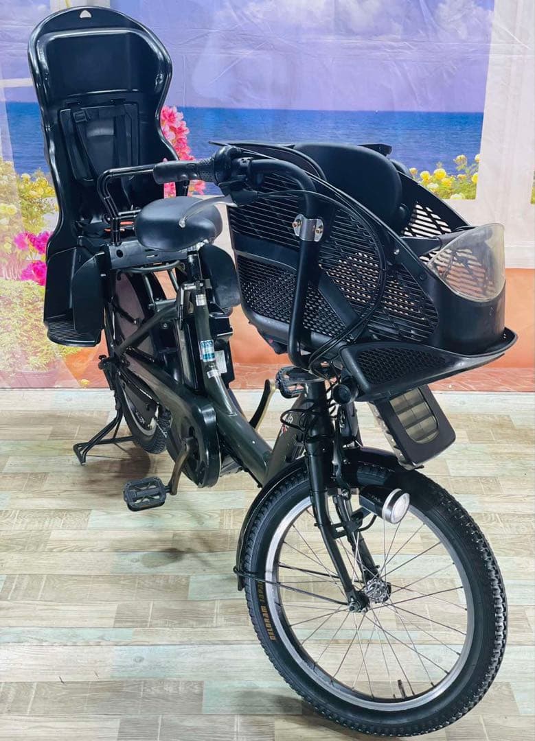パスキス12AH⭐️人気モデル！ヤマハ子供乗せ電動アシスト自転車Y2400