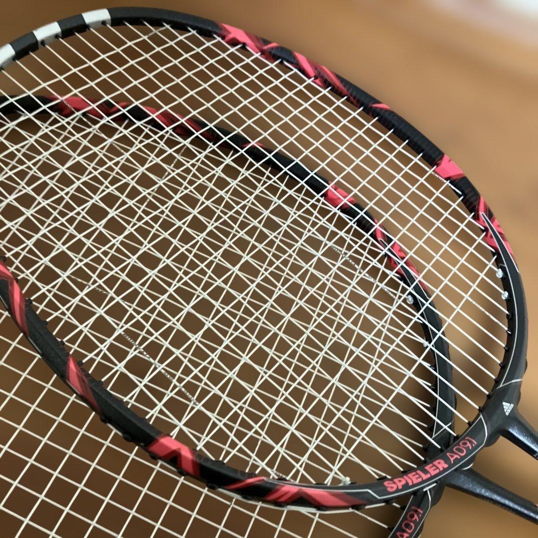 【美品】✨アディダス✨バドミントンラケット「SPIELER A09.1」2本売り