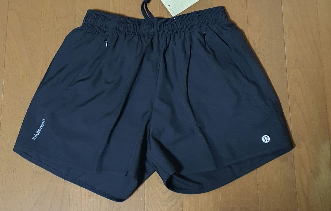 Lululemon 黒 ランニングショーツ XL