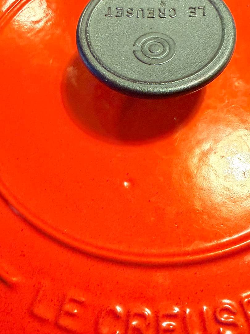 Le Creuset キャセロール　浅型両手鍋 チェリーレッド