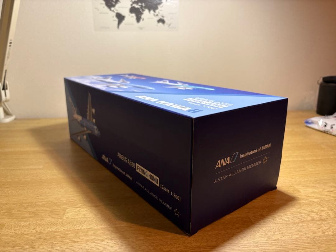 ANA FLYING HONU A380モデル 1/200 スタンド付き