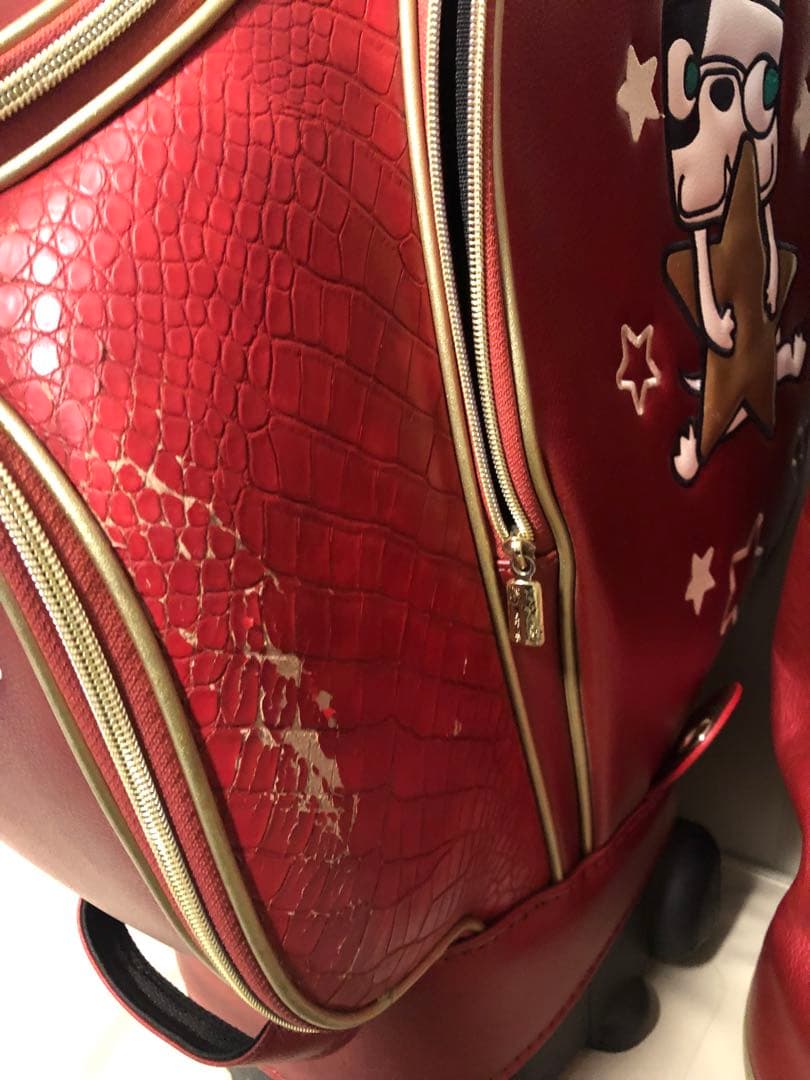 【送料込み】2輪キャスター　エムユースポーツ　ミエコウエサコ　キャディバッグ