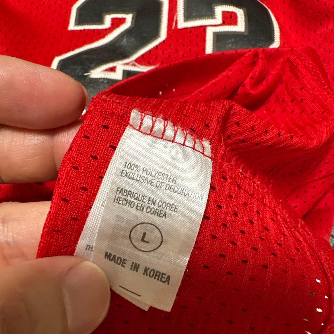 【美品】NBA Chicago Bulls #23 マイケルジョーダンジャージL