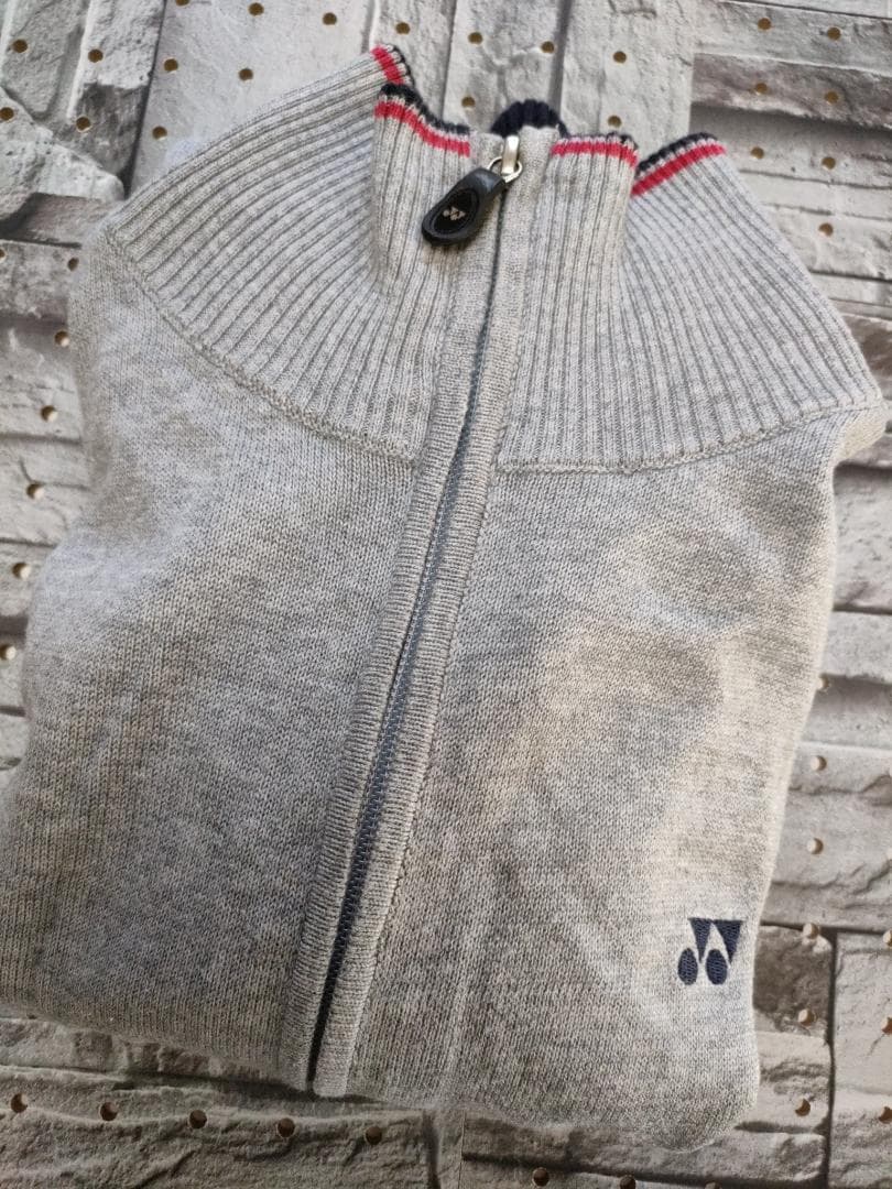 YONEX ヨネックス フルジップセーター グレー