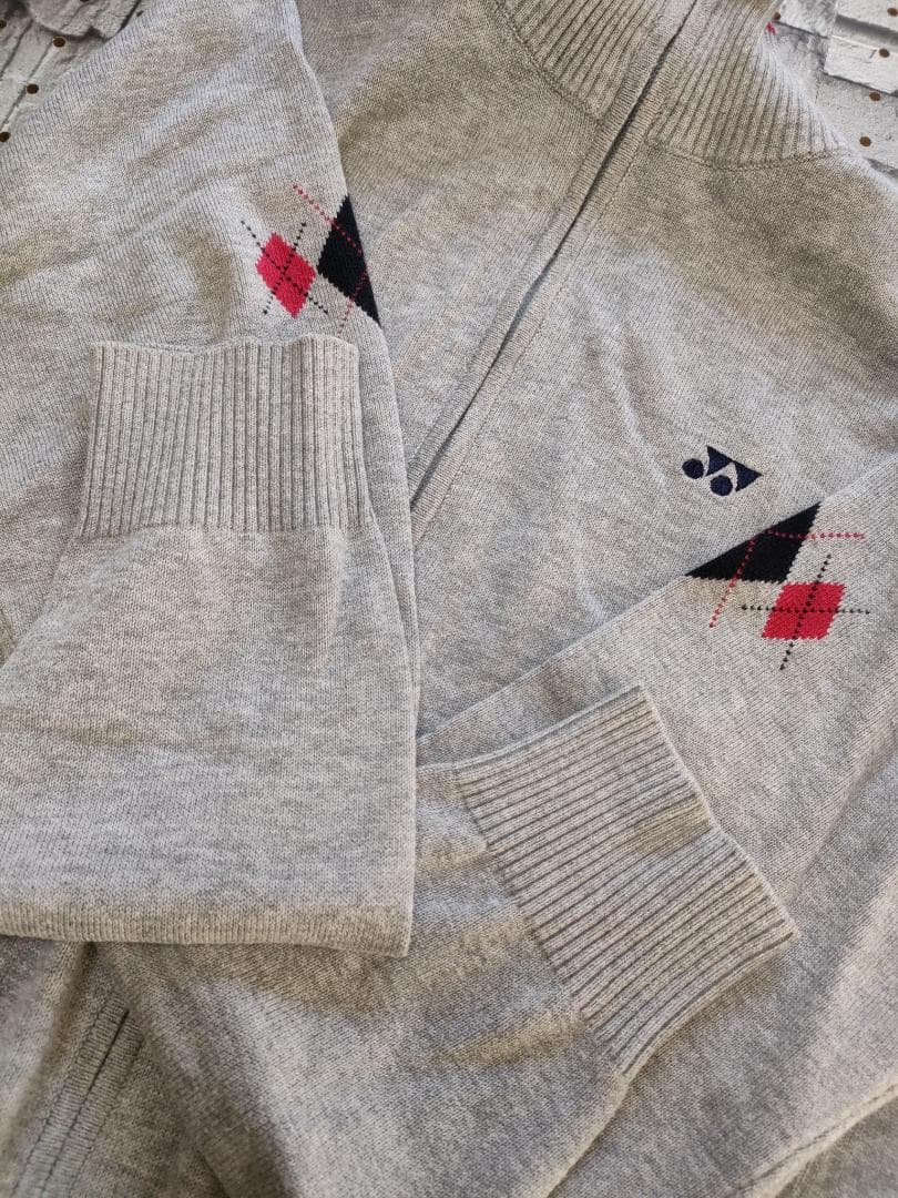 YONEX ヨネックス フルジップセーター グレー