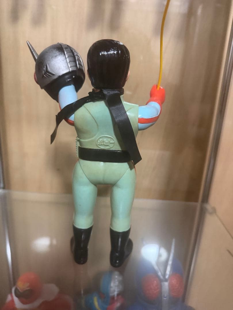 仮面ライダー　X 面トレ　ソフビ　当時物