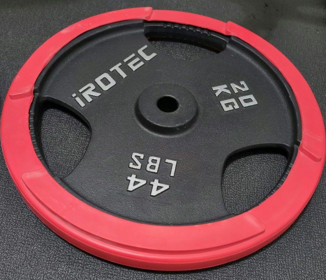 【セット品①】 iROTEC ラバー　バーベル　プレート 20kg x 1枚