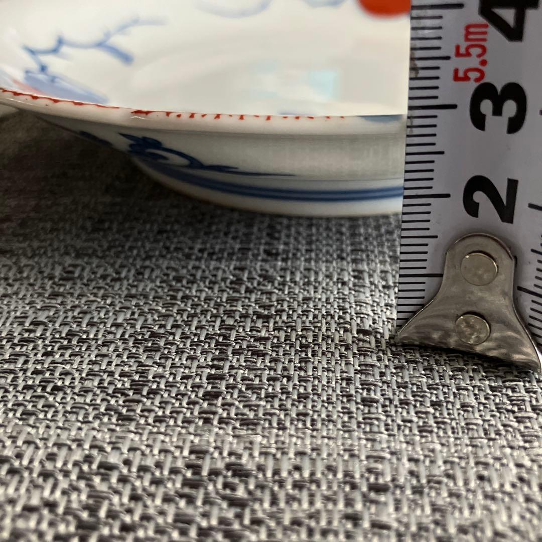 未使用　其泉　柿絵鹿子　銘々皿　5枚