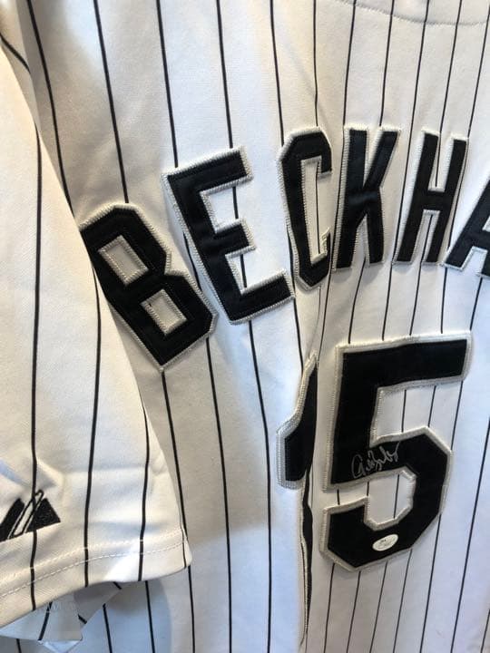 【2月SALE】MLB ゴードン・ベッカム直筆サイン入りユニフォーム