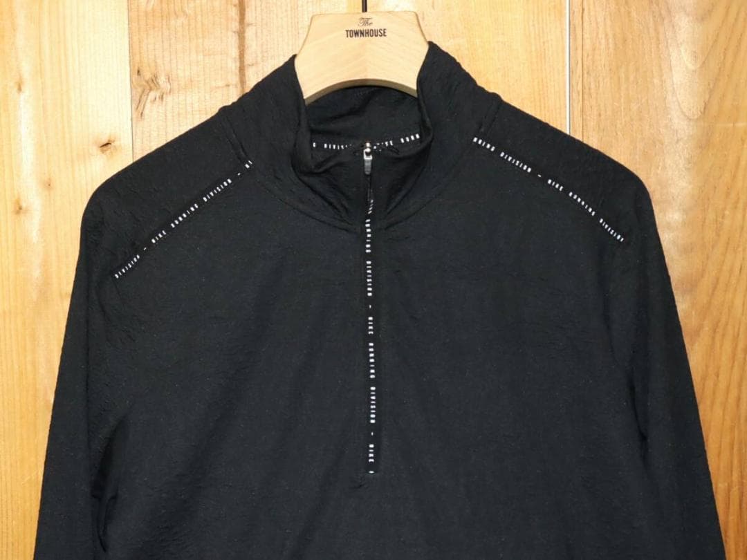 新品 ナイキ ランニング ディビジョン ハーフジップシャツ (M)Ⓗ
