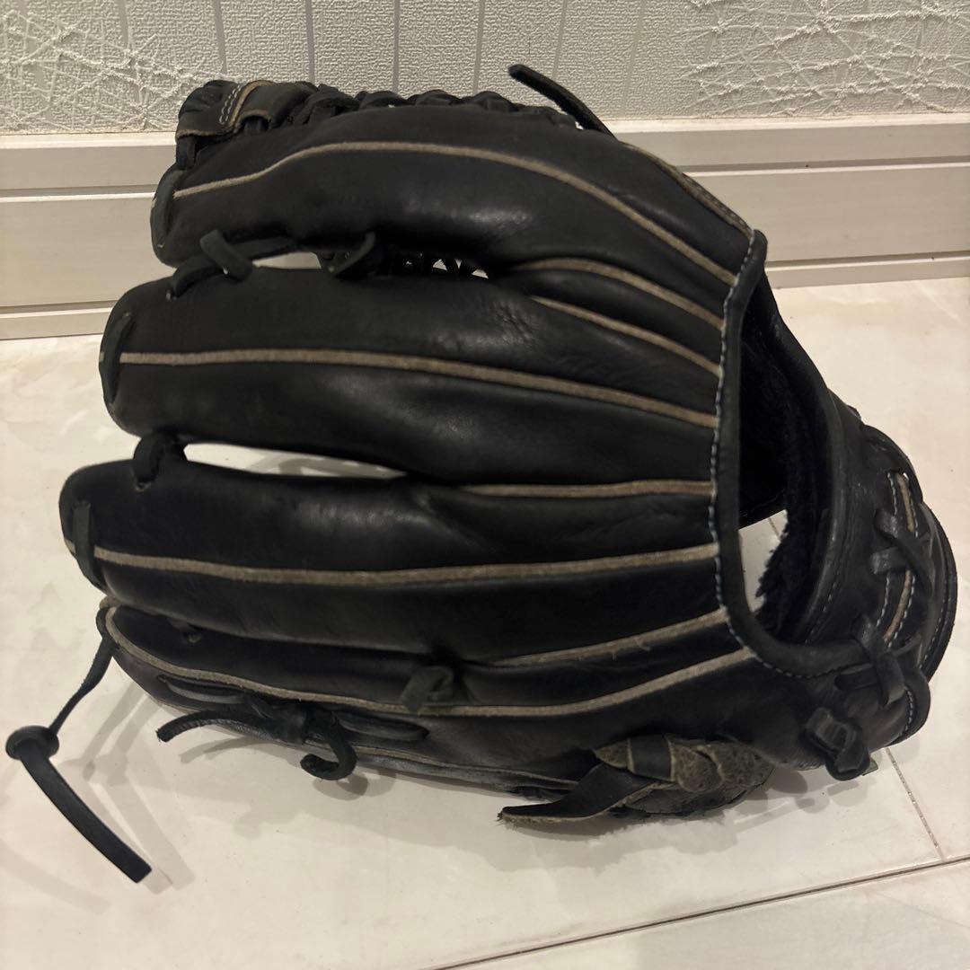 Mizuno Glove Elite ブラック 軟式外野手