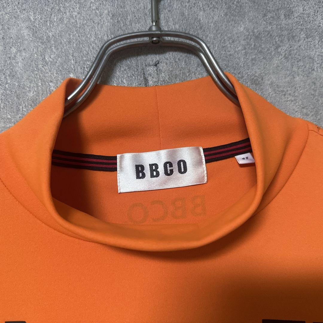 BBCO ビビコ 長袖 モックネック シャツ ゴルフ ウェア オレンジ 48