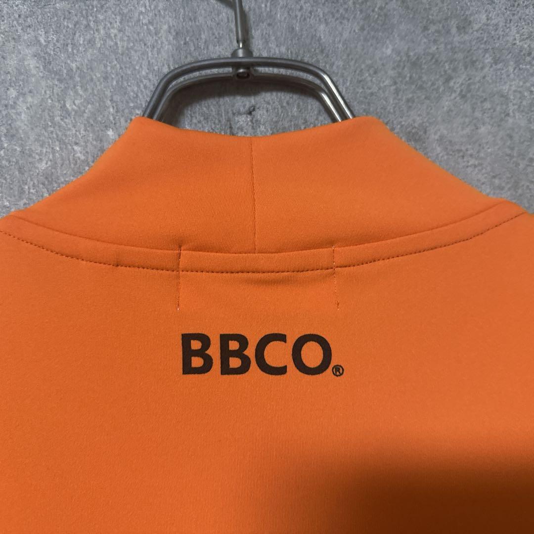 BBCO ビビコ 長袖 モックネック シャツ ゴルフ ウェア オレンジ 48
