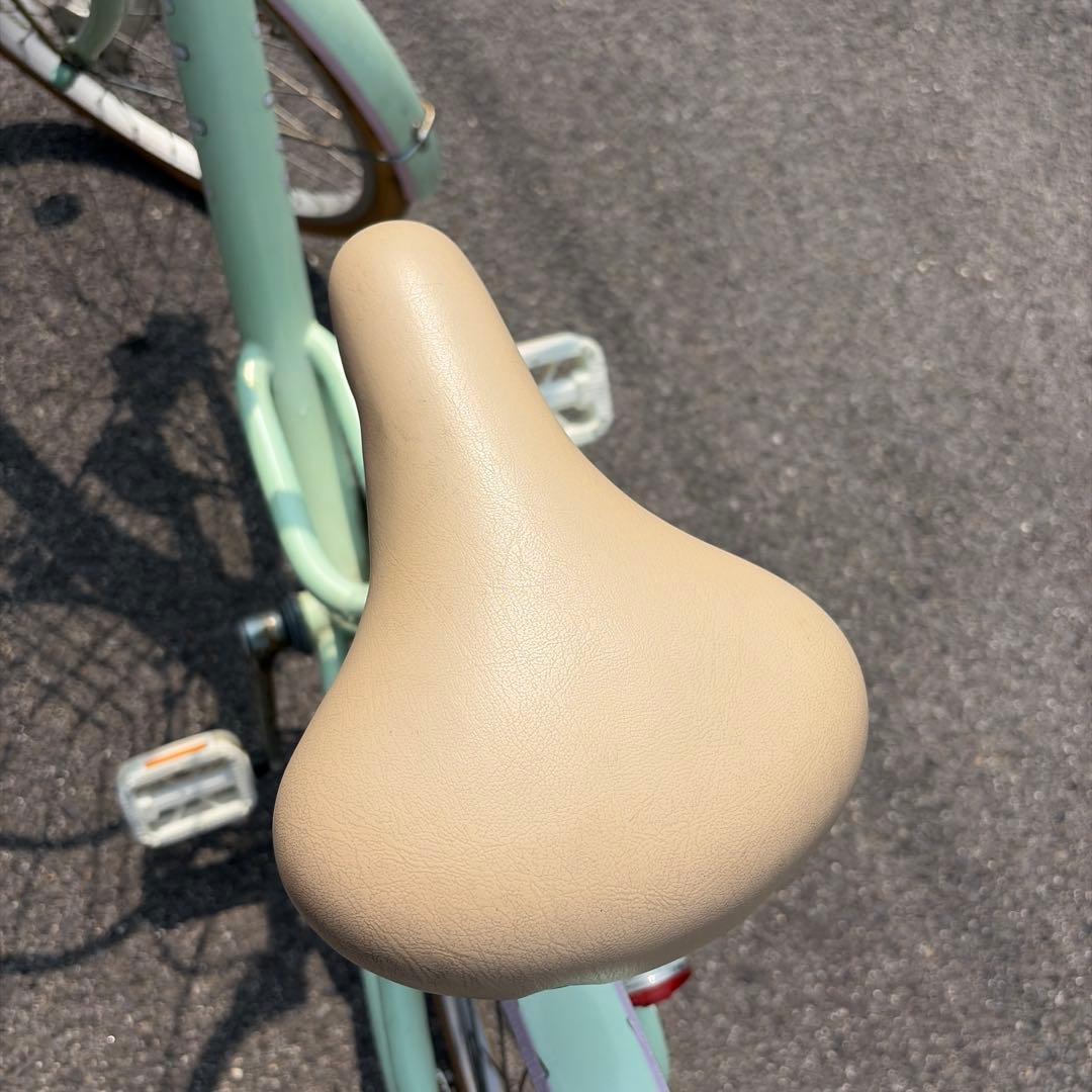 子供用自転車 22インチ ミントグリーン 現状品