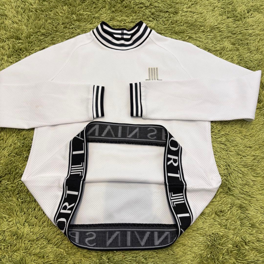 LANVIN SPORT ランバンスポール 長袖モックネック ホワイト 38 M