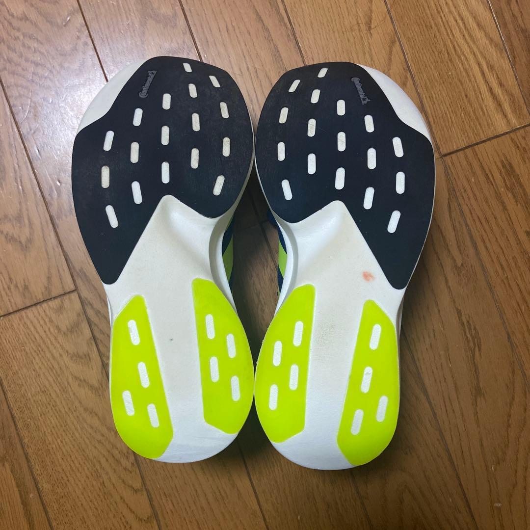 ADIZERO EVO SL ネイビー/イエロー メンズ25.5
