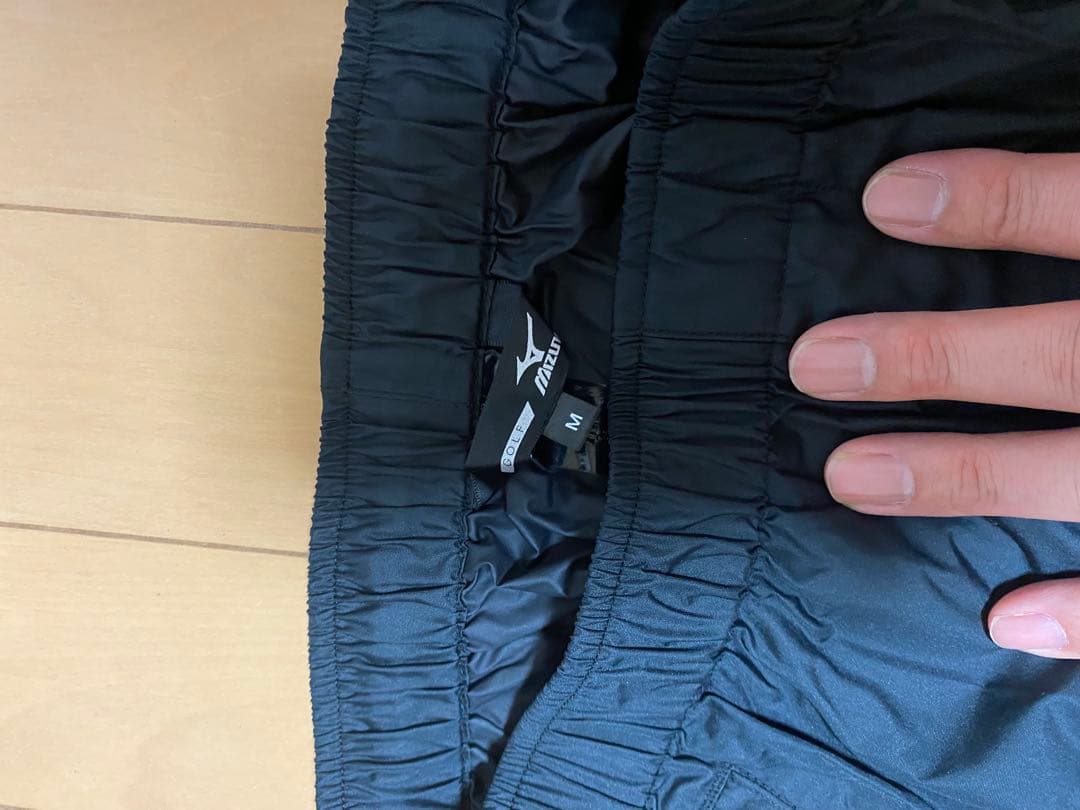 未使用　MIZUNO GOLF レインスーツ上下　雨具　カッパ　キャップ