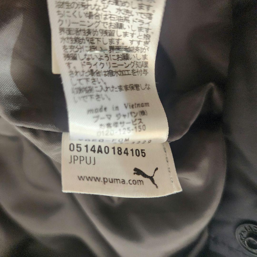 美品　PUMA ブラック ベンチコート　ダウン　フェザーロングL