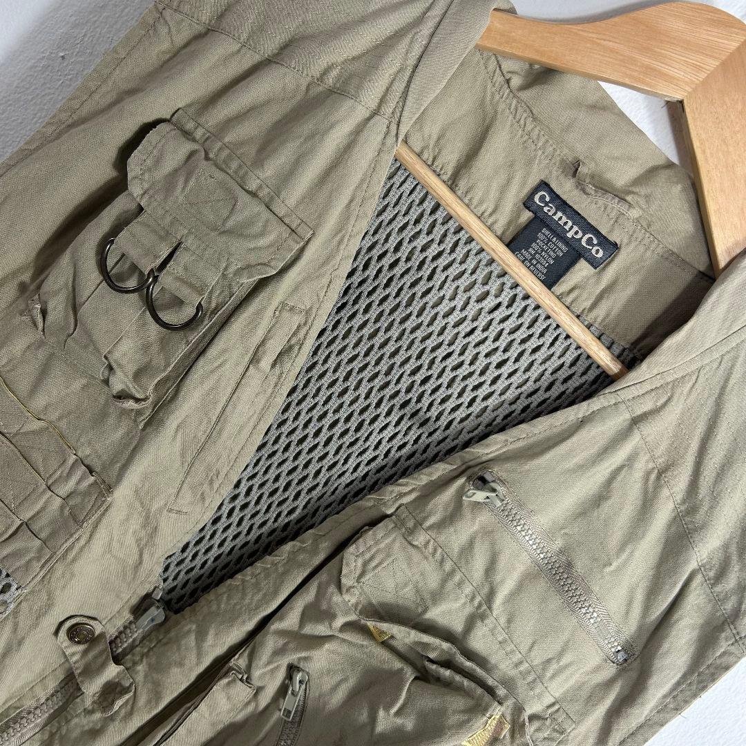 CampCo フィッシングベスト ベージュ