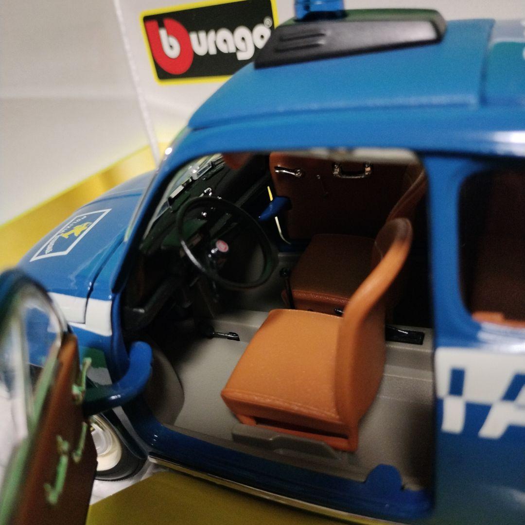 Bburago FIAT 500 Polizia 1/18 ブラーゴ