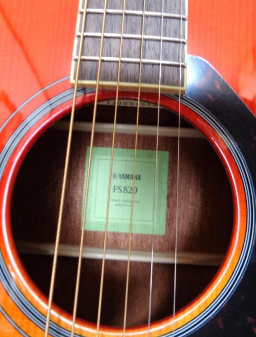 新品同様　YAMAHA FS820 AB　2023年製　アコースティックギター