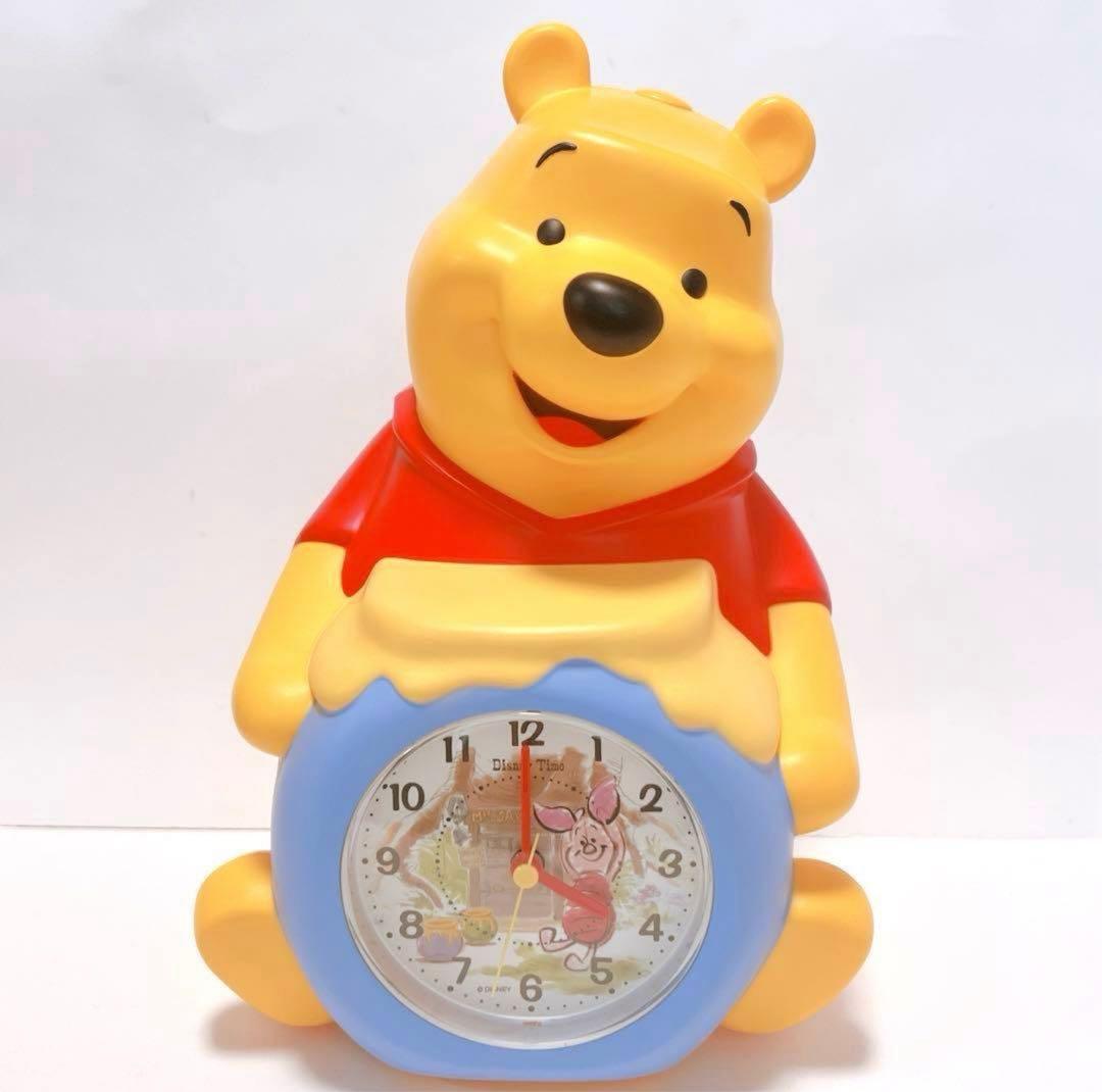 希少品 新品未使用 くまのプーさん　おしゃべり目覚まし時計