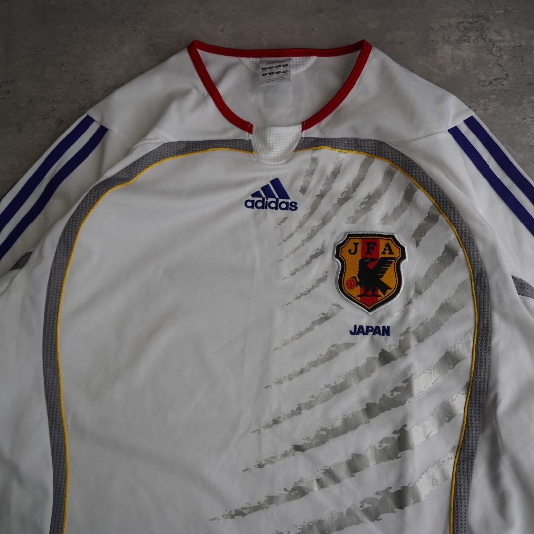 2006 サッカー　日本代表　半袖ユニフォーム　アウェイ　Oサイズ　adidas
