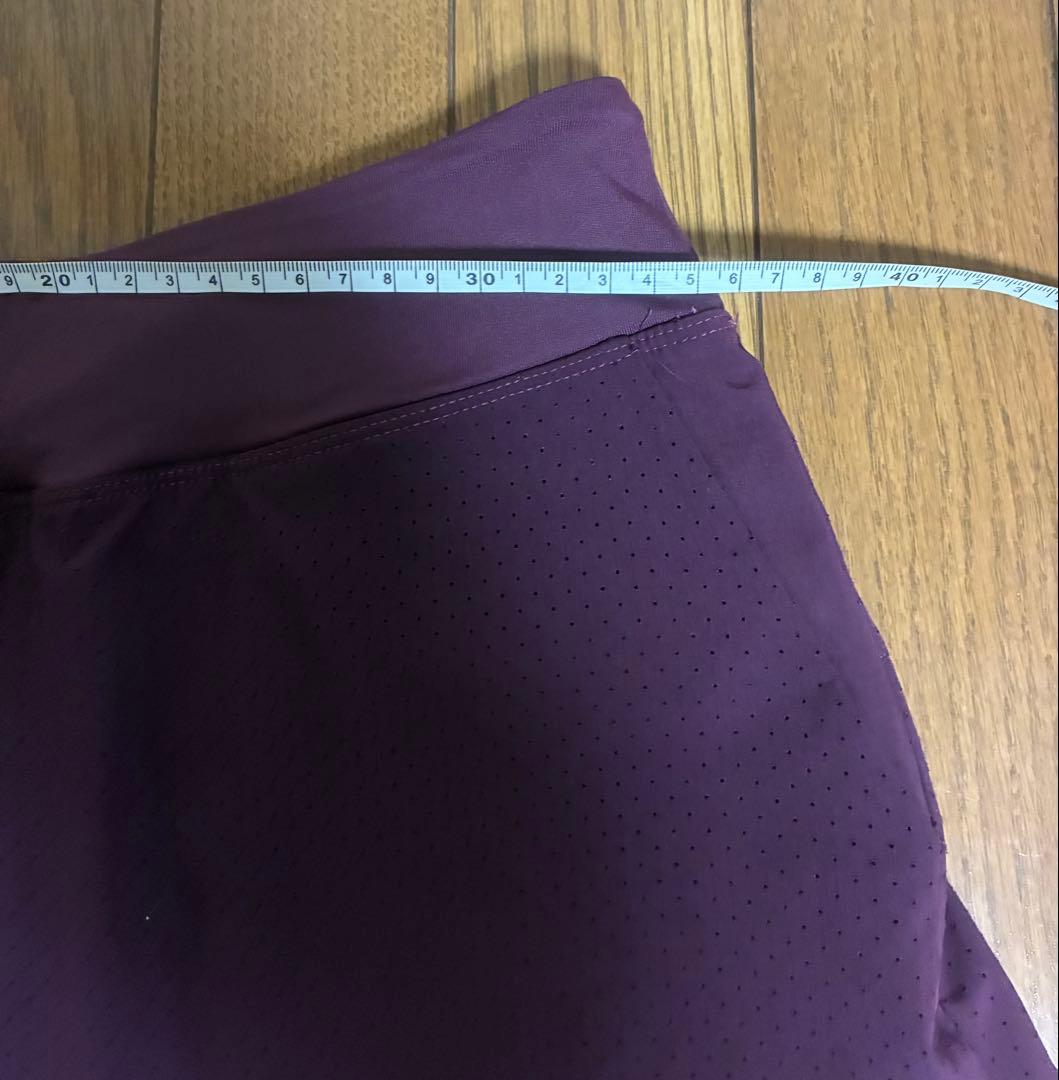 Lija パープル テニススカート ポケット付き