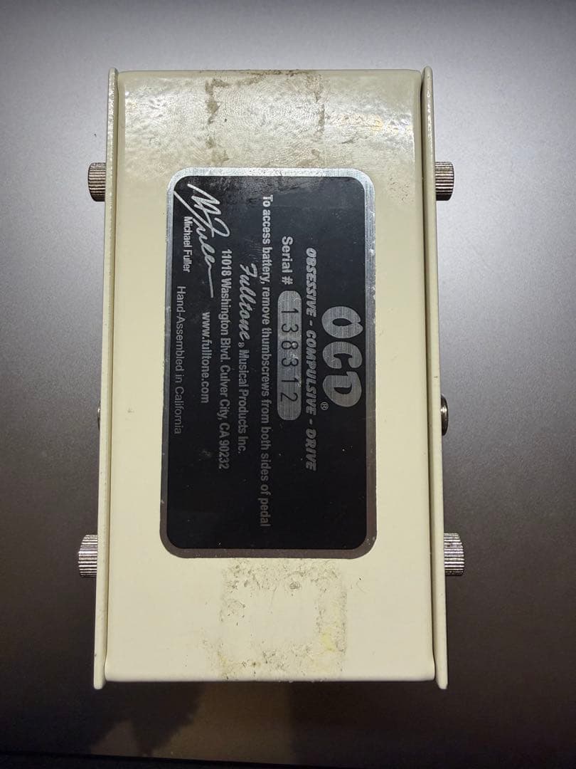 Fulltone OCD v1.7 オーバードライブ