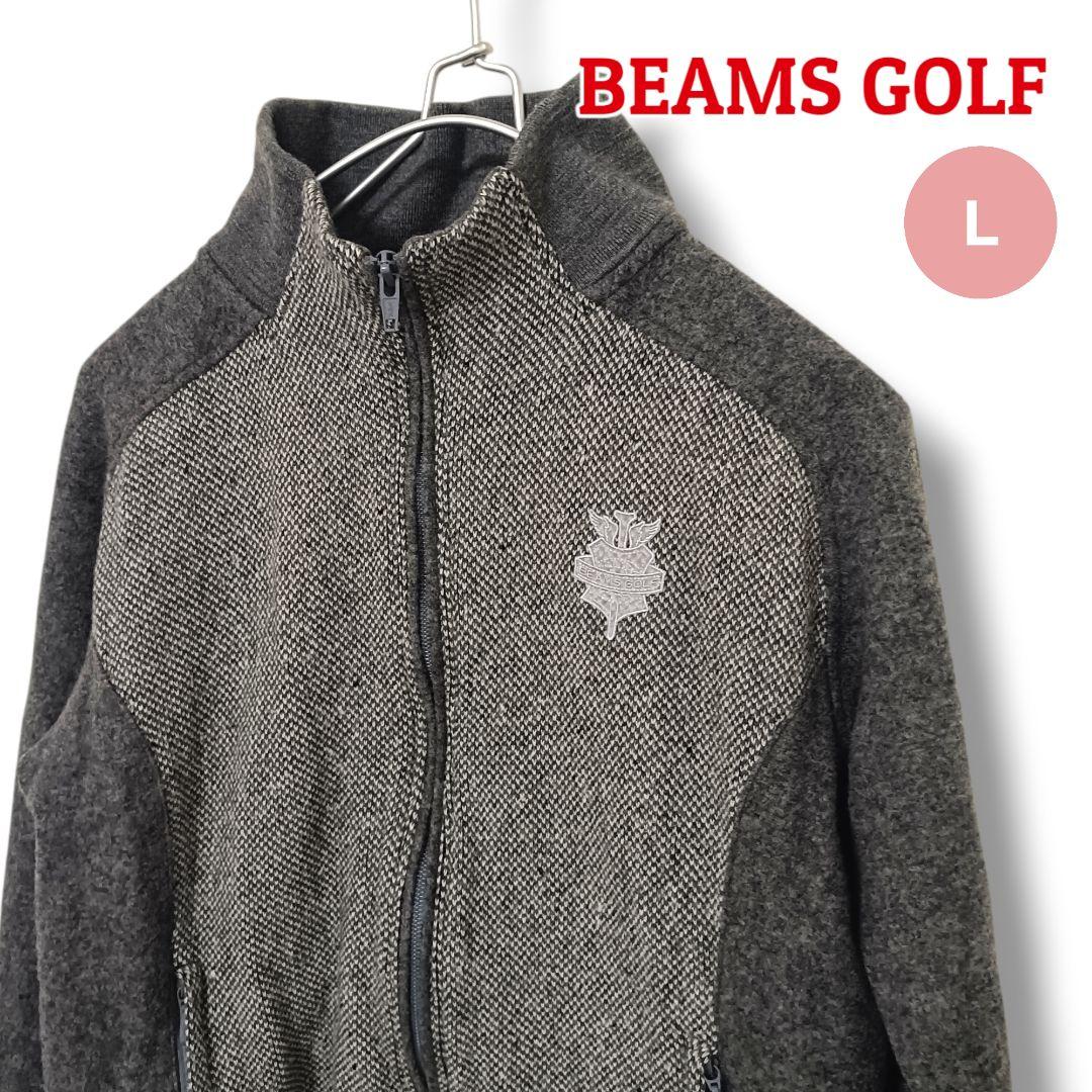 【上品見え】BEAMSGOLFビームスゴルフ ブルゾン Lグレーレディースゴルフ