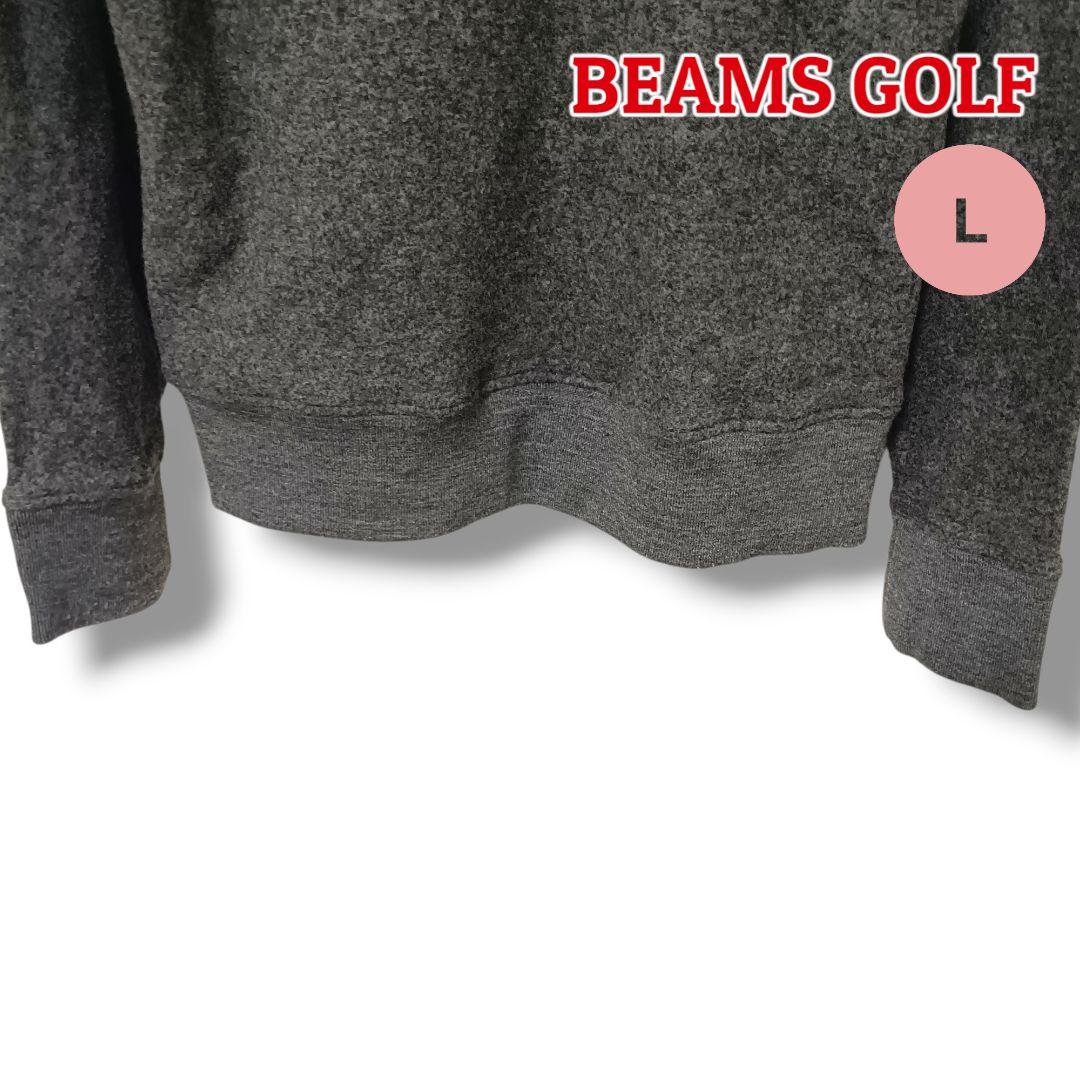 【上品見え】BEAMSGOLFビームスゴルフ ブルゾン Lグレーレディースゴルフ