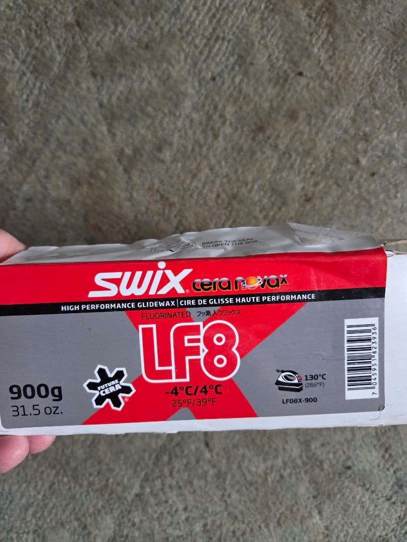Swix LF8 540g CH8 360gスキー用ワックス 900g